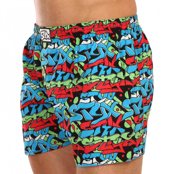 Boxers para homem Styx arte clássica borracha graffiti (A1255)