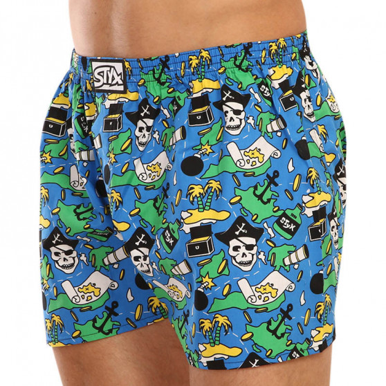 Boxers para homem Styx arte clássico borracha tamanho grande pirate (E1250)