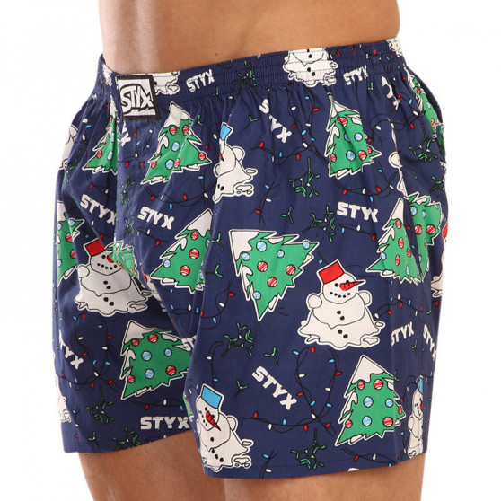 Boxers para homem Styx arte clássico borracha tamanho grande christmas (E1450)