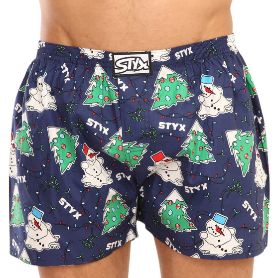 Boxers para homem Styx arte clássico borracha tamanho grande christmas (E1450)