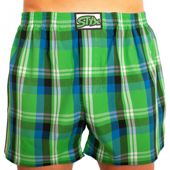 3PACK Boxers para homem Styx borracha clássica multi-coloured (A10208830)