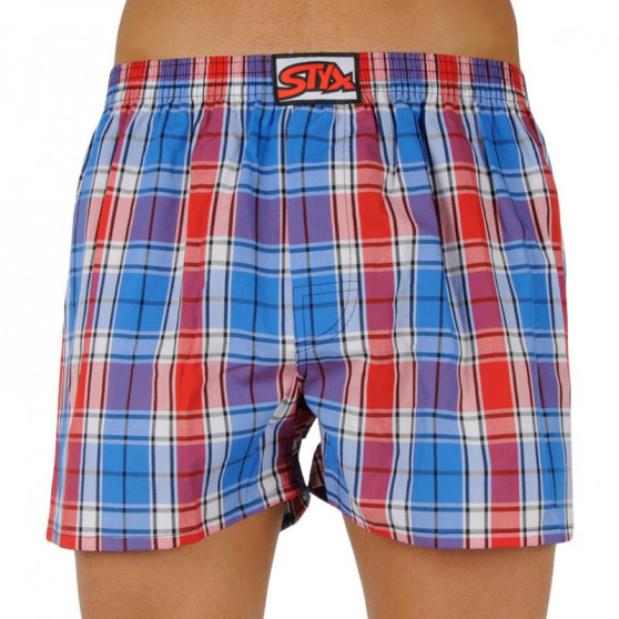 3PACK Boxers para homem Styx borracha clássica multi-coloured (A9070810)