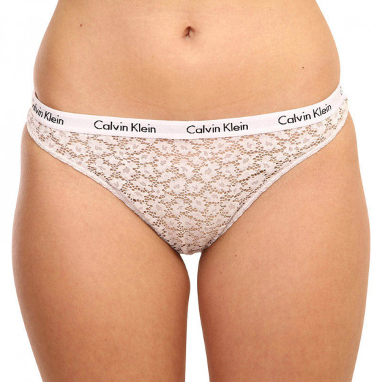 3PACK Cuecas brasileiras para mulher Calvin Klein multicolorido (QD3925E-W5F)