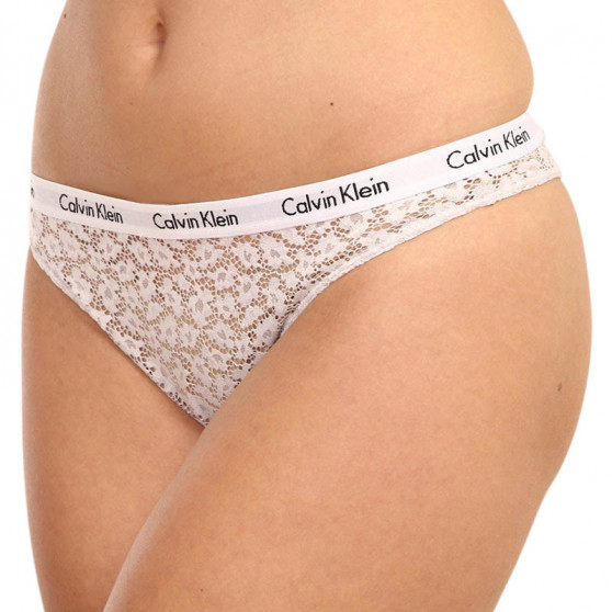 3PACK Cuecas brasileiras para mulher Calvin Klein multicolorido (QD3925E-W5F)