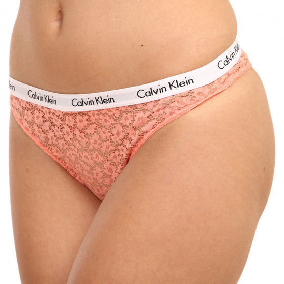 3PACK Cuecas brasileiras para mulher Calvin Klein multicolorido (QD3925E-W5F)