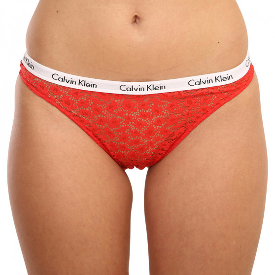 3PACK Cuecas brasileiras para mulher Calvin Klein multicolorido (QD3925E-W5F)