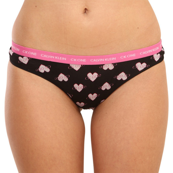 Cuecas brasileiras femininas CK ONE multicoloridas (QD3797E-W2H)