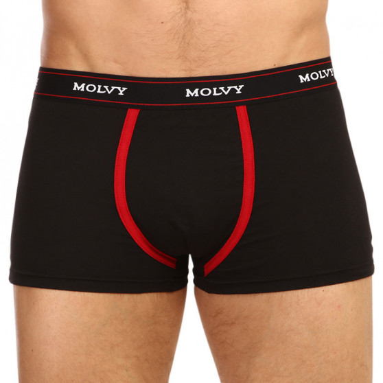 2PACK Boxers para homem Molvy preto (KP-082-BEU)