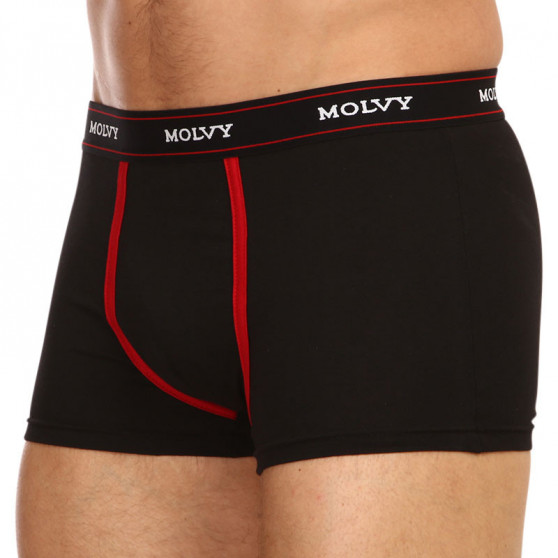 2PACK Boxers para homem Molvy preto (KP-082-BEU)