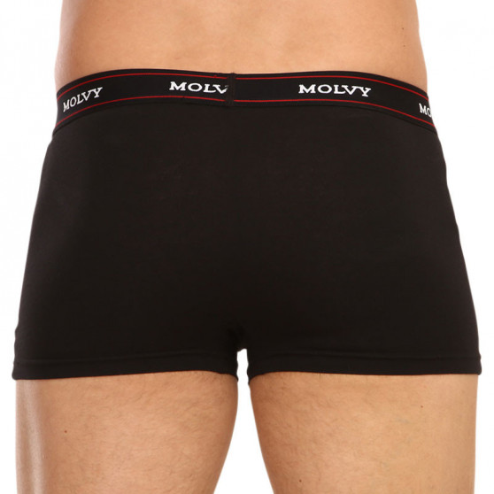 2PACK Boxers para homem Molvy preto (KP-082-BEU)