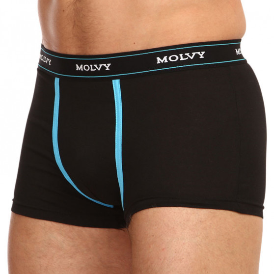 2PACK Boxers para homem Molvy preto (KP-082-BEU)