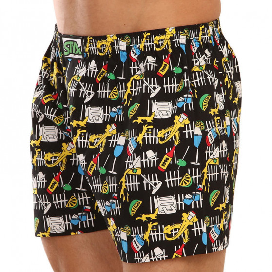 Sem embalagem - Boxers para homem Styx clássico elástico multicolorido (A1251)