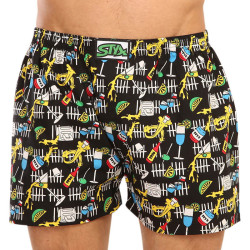 Sem embalagem - Boxers para homem Styx clássico elástico multicolorido (A1251)