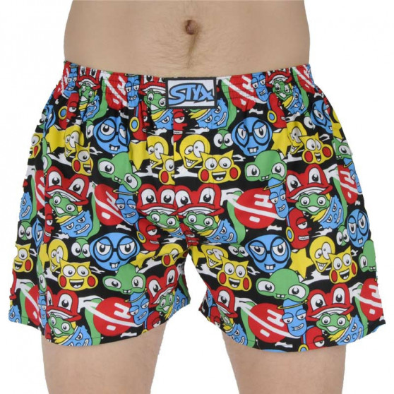 Boxers de homem arte clássica de borracha e meias Styx character (AH1155)