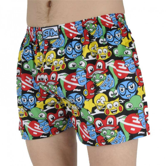 Boxers de homem arte clássica de borracha e meias Styx character (AH1155)