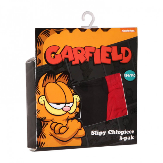 3PACK Cuecas para rapaz E plus M Garfield multicolorido (GRF-A)