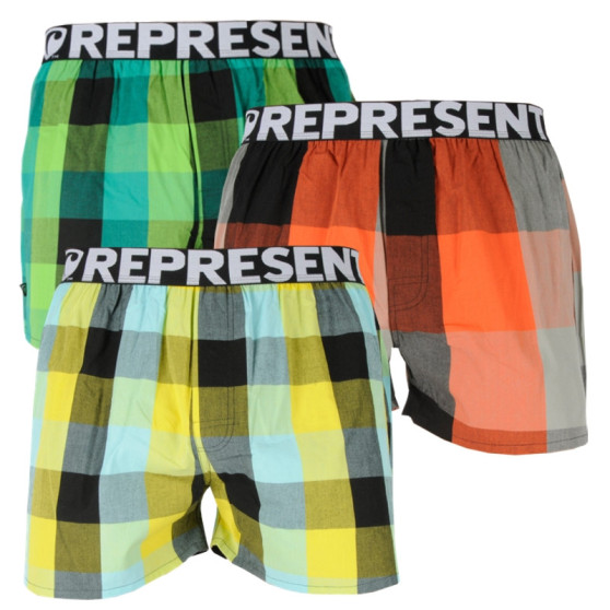 3PACK Boxers para homem Represent Mikebox (2576263)