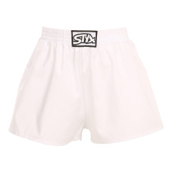 Boxers para criança Styx borracha clássica branco (J1061)