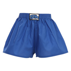 Boxers para crianças Styx borracha clássica azul (J967)