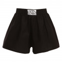 Boxers para crianças Styx borracha clássica preto (J960)