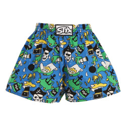 Boxers para crianças Styx arte clássica borracha pirate (J1250)