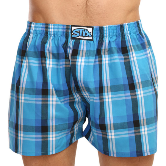 Boxers para homem Styx clássico elástico multi-colorido (A913)