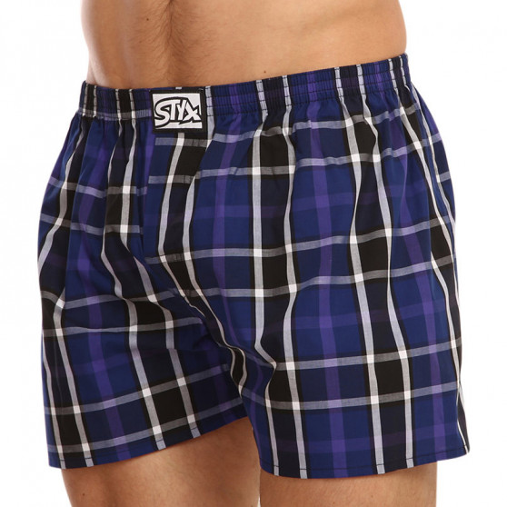 Boxers para homem Styx clássico elástico multi-colorido (A919)