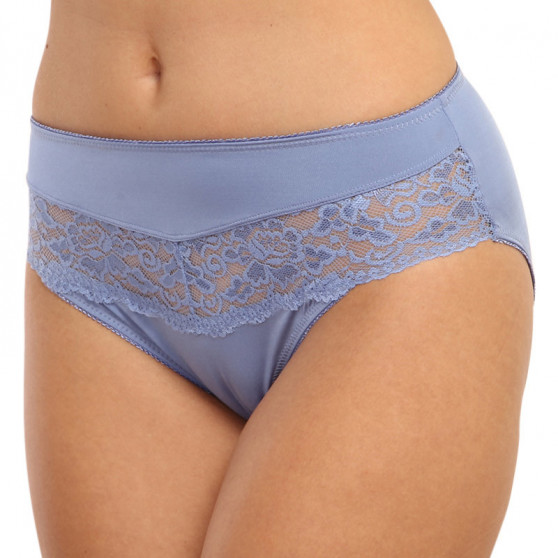 Cuecas para mulher Gina azul com renda (10121)