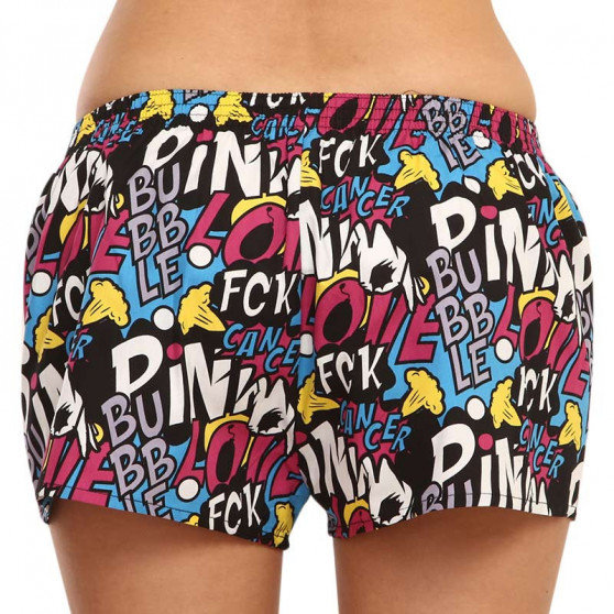 Boxers para mulher Styx art borracha clássica Pink Bubble (K1058)