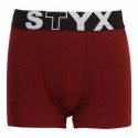 Boxers para criança Styx sport borracha burgundy (GJ1060)