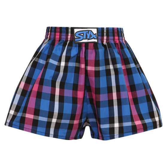 Boxers para criança Styx clássico elástico multicolorido (J835)