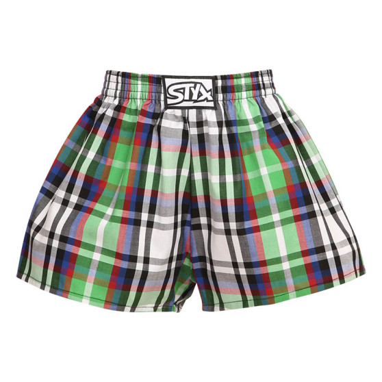 Boxers para criança Styx clássico elástico multicolorido (J838)