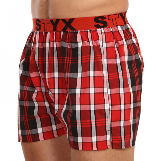 Boxers para homem Styx desporto elástico multicolorido (B914)