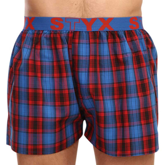 Boxers para homem Styx desporto elástico multicolorido (B915)