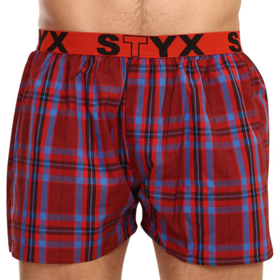 Boxers para homem Styx desporto elástico multicolorido (B916)