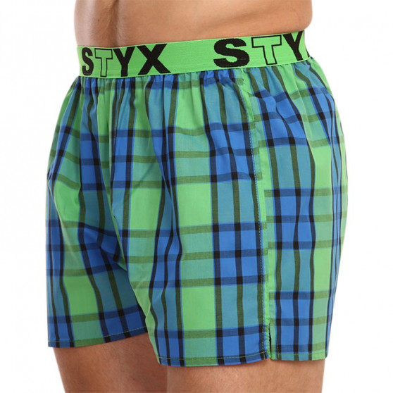 Boxers para homem Styx desporto elástico multicolorido (B918)