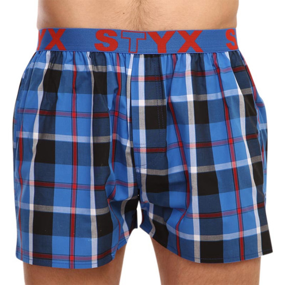 Boxers para homem Styx desporto elástico multicolorido (B920)