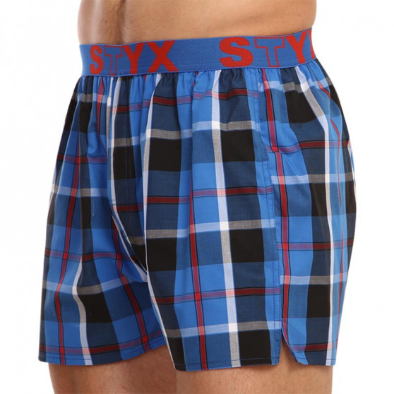 Boxers para homem Styx desporto elástico multicolorido (B920)