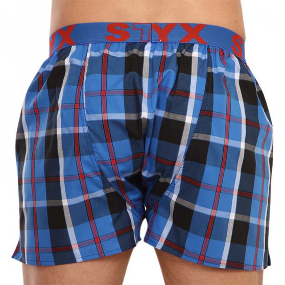 Boxers para homem Styx desporto elástico multicolorido (B920)