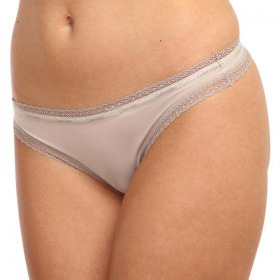 3PACK Tanga para mulher Calvin Klein multicolorido (QD3802E-13Z)