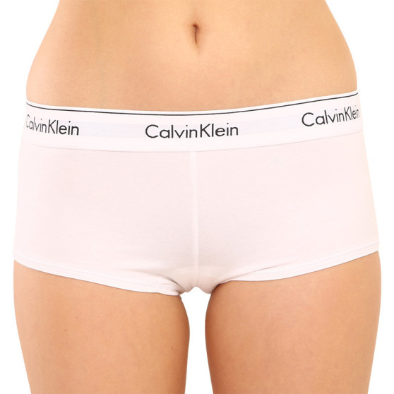 Cuecas para mulher Calvin Klein boyshort branco (F3788E-100)