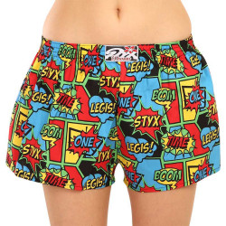 Boxers para mulher Styx arte clássica borracha boom (K955)