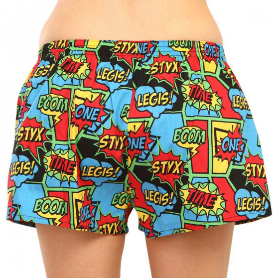 Boxers para mulher Styx arte clássica borracha boom (K955)