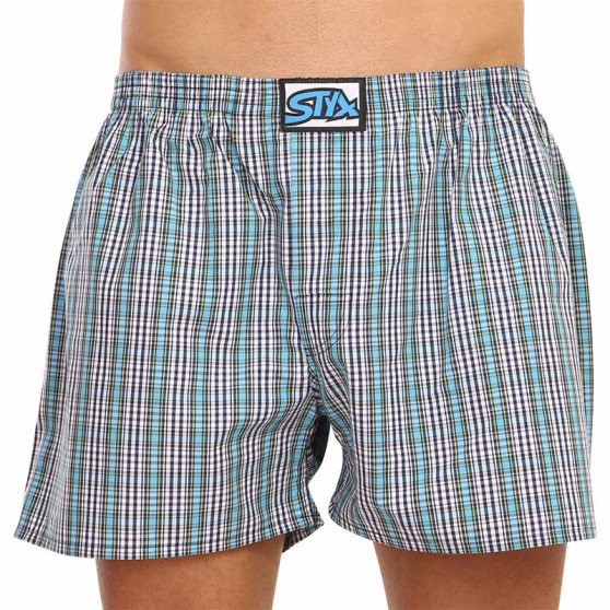 Boxers para homem Styx clássico elástico multi-colorido (A112)