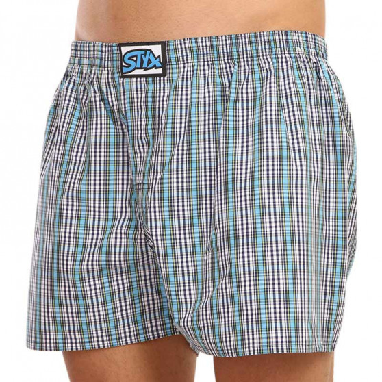 Boxers para homem Styx clássico elástico multi-colorido (A112)