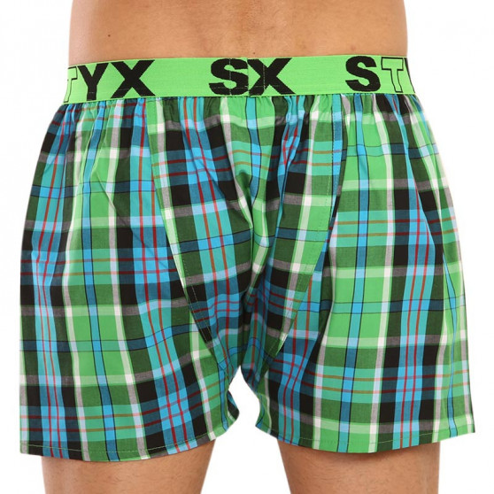 Boxers para homem Styx desporto elástico multicolorido (B839)