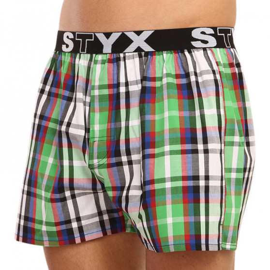 Boxers para homem Styx desporto elástico multicolorido (B838)