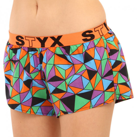 Boxers para mulher Styx arte desportiva triângulos de borracha (T1056)