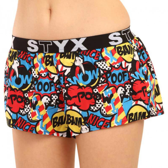 Boxers para mulher Styx arte esportes borracha poof (T1153)