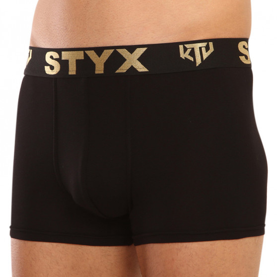 Boxers para homem Styx / KTV sports borracha preto - preto borracha (GTC960)